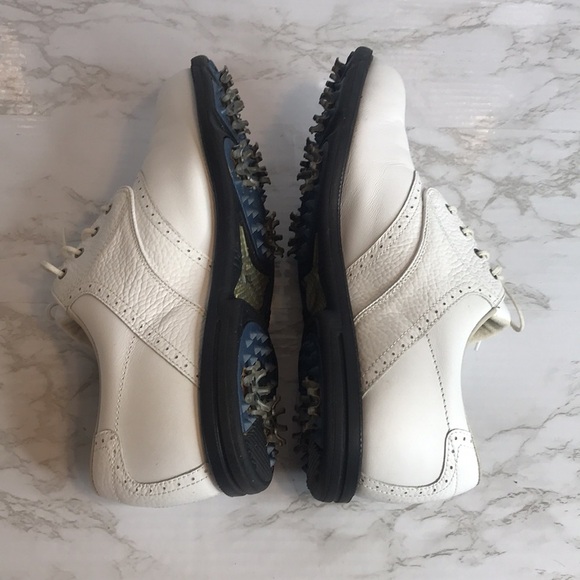 Footjoy white my joys outdoor golf shoes size 10 M - Picture 7 of 9